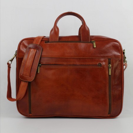 Fabian leather briefcase